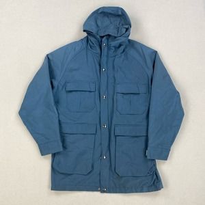 Vintage LL Bean Baxter State Parka Jacket Size Medium Blue Outdoors USA 90s